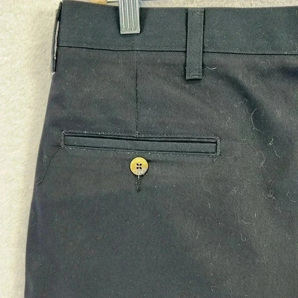 Timber Creek by Wrangler Men’s Pleated Pants 34 x 38 Black Cotton NWT - Picture 8 of 11